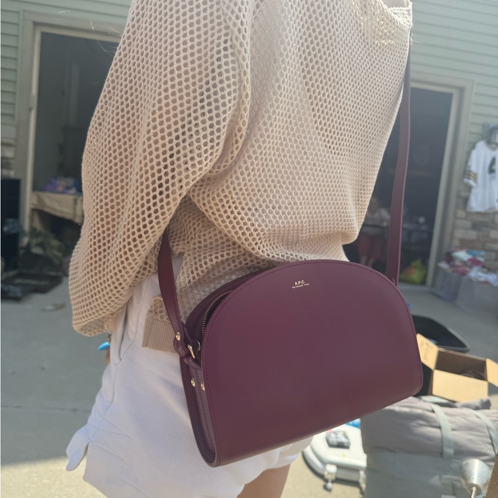 Elegant Purple Crossbody Bag